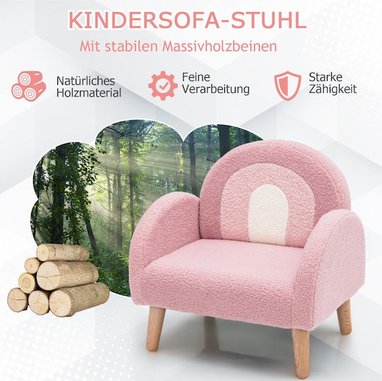 Kids Armchair Pink 51x42x51cm