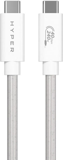Targus USB 4 Video Kabel USB-C männlich - USB-C 240W PD Weiß 1,2 m