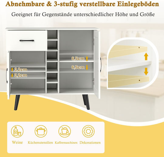 Βιβλιοθήκη Καφέ 90x40x79εκ. Βιβλιοθήκη Καφέ 90x40x79εκ.