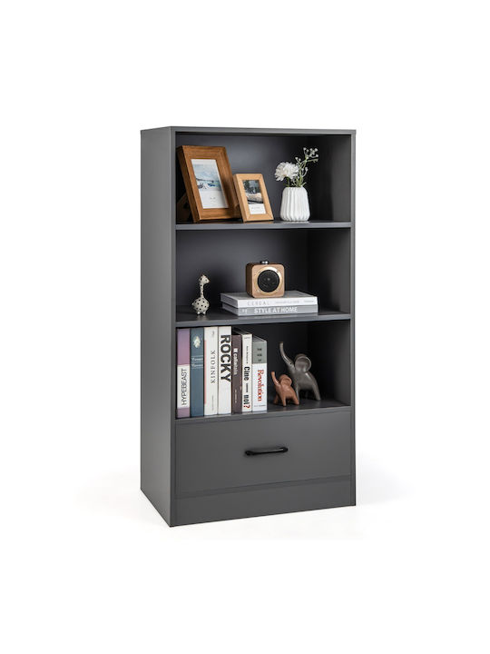 Classic Bookcase 60x38x120cm JV10665 Grey
