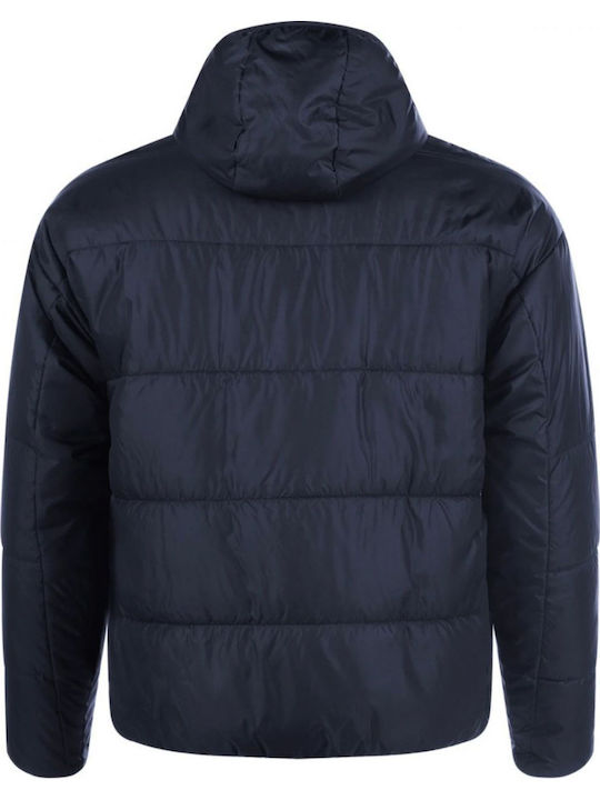 Academy Pro Χειμωνιάτικο Μπουφάν Puffer Αδιάβροχο Navy