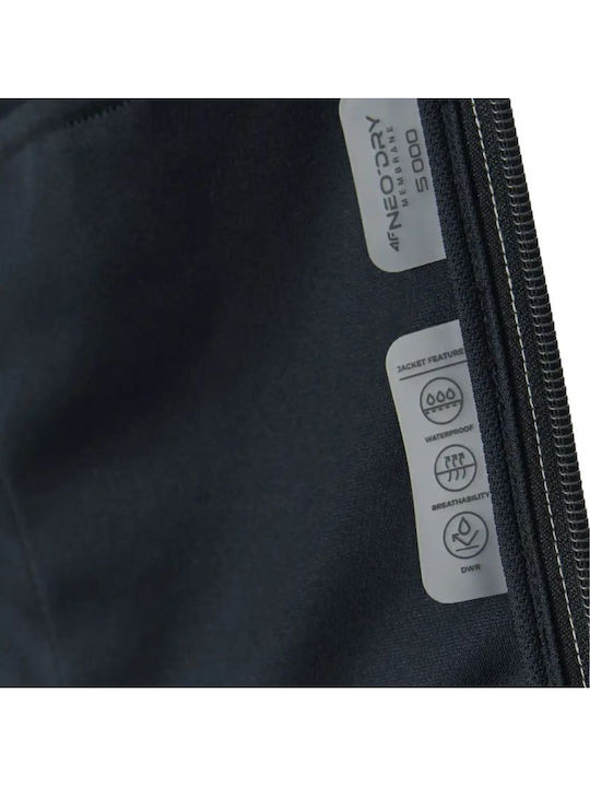 Softshell Winter Jacket Softshell Waterproof and Windproof Green