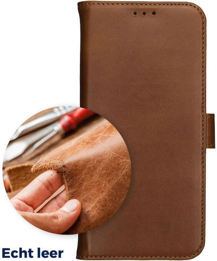 Rosso Deluxe Wallet Δερμάτινο / Σιλικόνης Καφέ (OnePlus 13)
