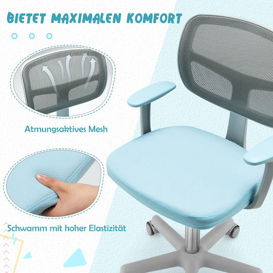 Blue Kids Desk Chair 54x54x80-91.5cm