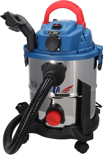 Dedra Vacuum Wet / Dry 1600W with Stainless Bin 20lt