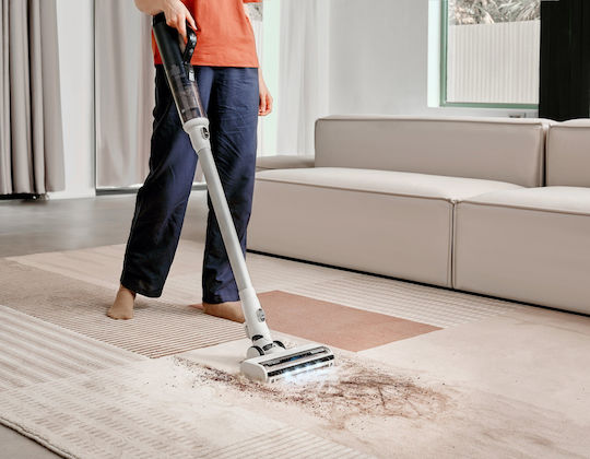 Tineco Floor One S6 Switch Pet Επαναφορτιζόμενη Σκούπα 2 σε 1 Stick & Χειρός 21.6V Μαύρη/Λευκή
