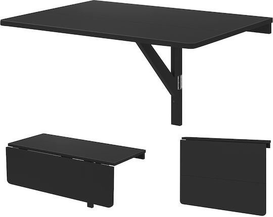 Birou Din Lemn Negru 80x60x45cm