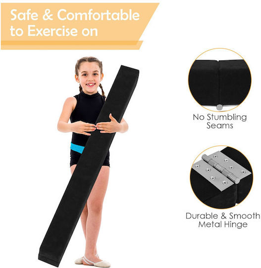 Costway Balance Platform Black 210x10x6.5cm 1pcs