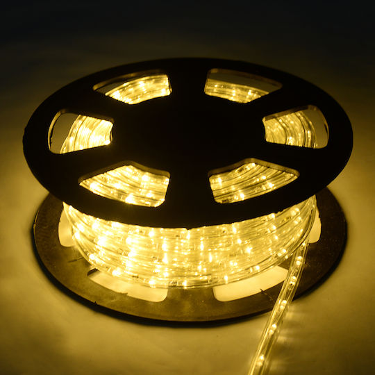 Φωτοσωλήνας 360 Λαμπάκια 220V Θερμό Λευκό με Προγράμματα 10m