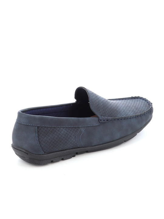 Herren Mokassins in Blau Farbe