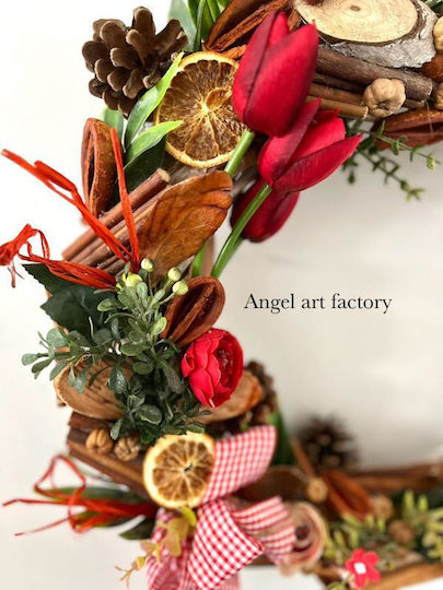 Wall Decor Wreath from Wooden