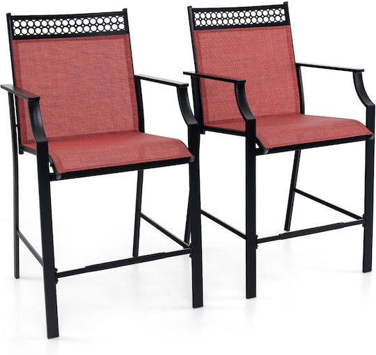 Outdoor Chair Metallic Re 66x62x114cm