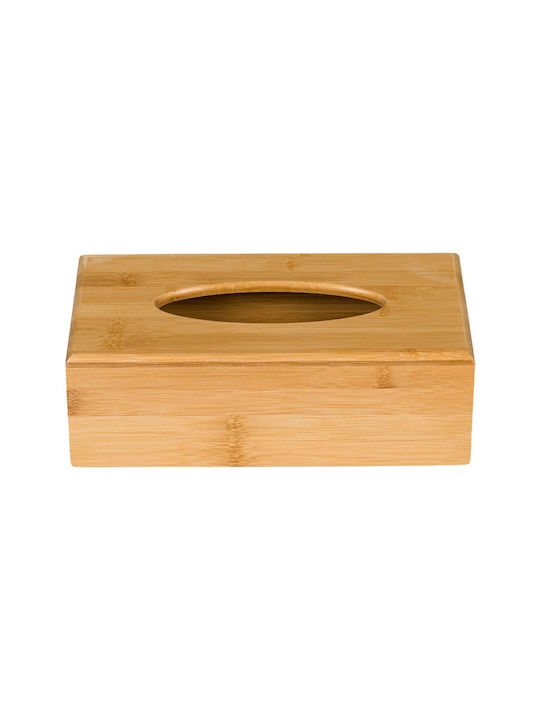 Wooden Napkin Holder Beige 28x15x9cm