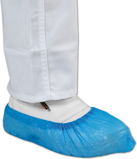 Bournas Medicals Disposable Shoe Covers in Blue Color 100pcs