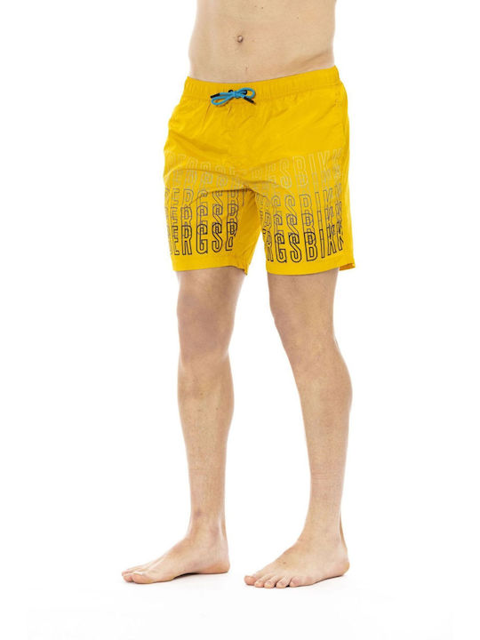 Bikkembergs Мъжки Бански Шорти Yellow