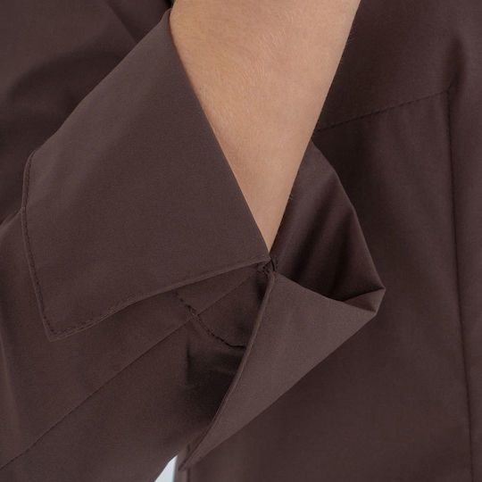 Giblor's Coat Chef Female Brown with Long Sleeve