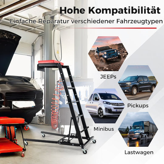 Costway Adjustable Lifting Platform for Maintenance and Repair of Large Vehicles Au10016