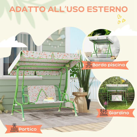 Aiyaplay Hanging Kids Swing Green