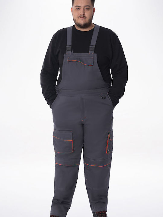 Axon Top Work Coveralls Dungarees Grey