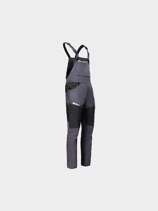 Stenso Work Coveralls Dungarees Cotton Gray