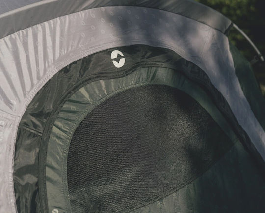 Outwell Earth 2 Camping Tent Tunnel Mountaineering Green with Double Cloth 3 Seasons for 2 People Waterproof 3000mm 310x150x110cm