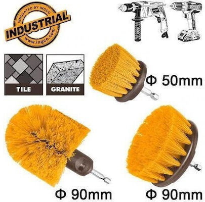 Ingco WCBM0301 Perie Burghiu Set de 3buc