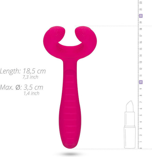 Teazers Dublu Vibrator cu Telecomandă Roz