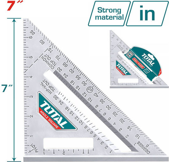 Total Winkelmesser Kunststoff Länge 18cm