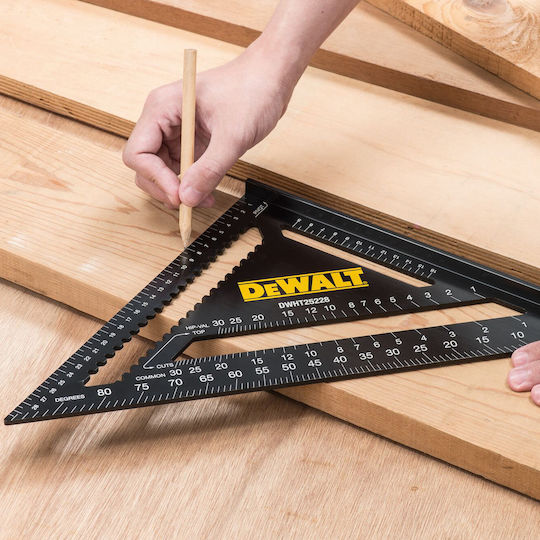 DEWALT Γωνιόμετρο Μαραγκών Αλουμινίου Μήκους 18εκ.