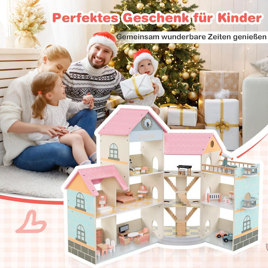 Costway Holzpuppenhaus