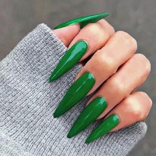 Short Stiletto Soft Gel Tips Νυχιών Διάφανα 550τμχ COSMO-12055