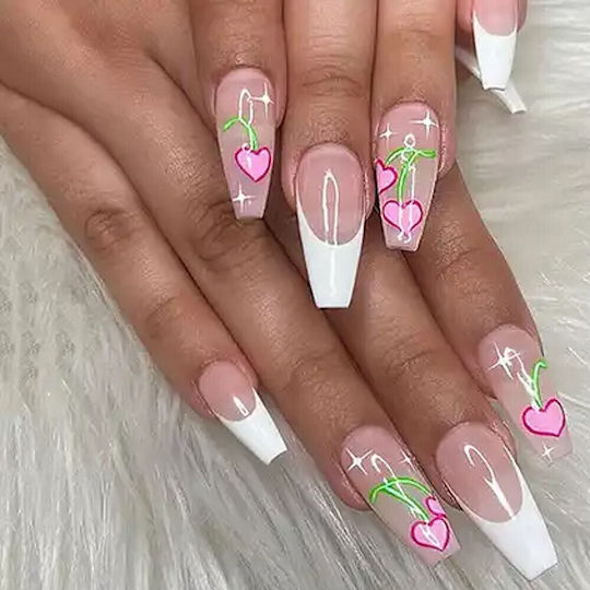 Short Coffin Soft Gel Nagelspitzen Transparent COSMO-12059