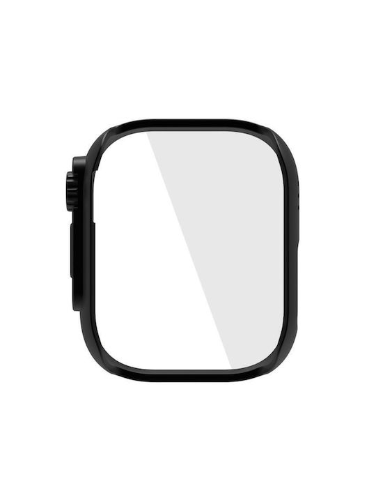 Ultra Tempered Film Protective Case Plastic Case in Black color for Redmi Watch 5 Lite