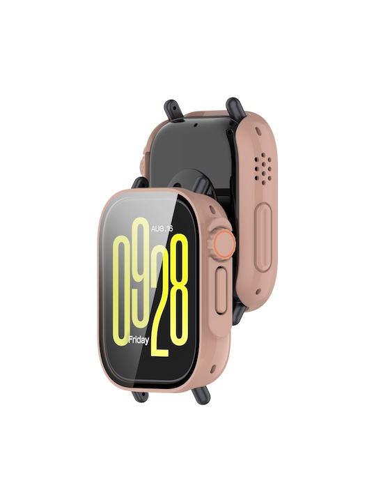Tempered Film Carcasă de Plastic în culoarea Burgundy pentru Redmi Watch 5 Lite
