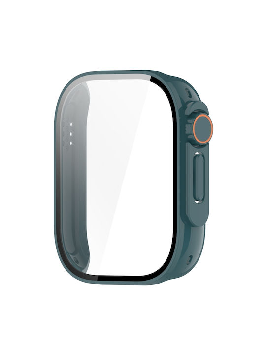 Tempered Film Case Protective Plastic Case in Green color for Redmi Watch 5 Lite