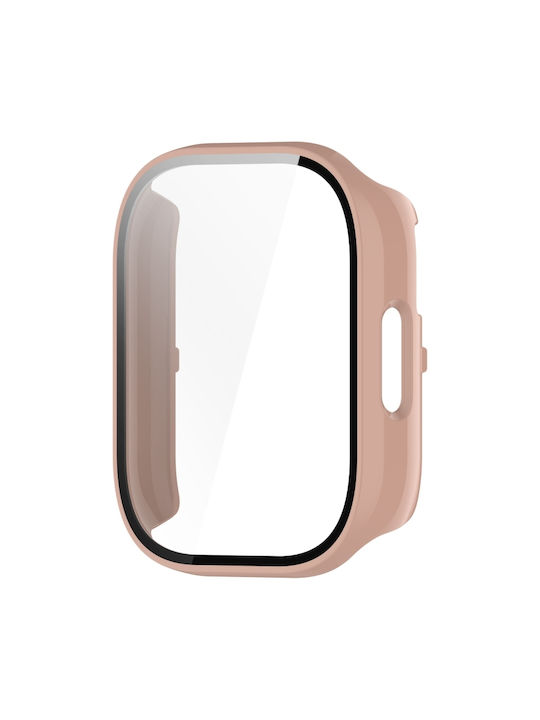 Tempered Film Протектор Пластмасов Калъф в Бордо цвят за Redmi Watch 5 Lite