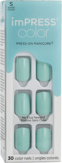 Kiss imPRESS Nail Tips in Light Blue Color 30pcs
