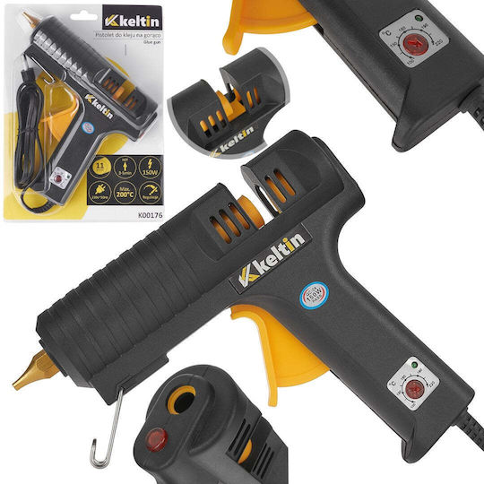 Keltin K00176 Πιστόλι Θερμοκόλλησης 150W για Ράβδους Σιλικόνης 11mm