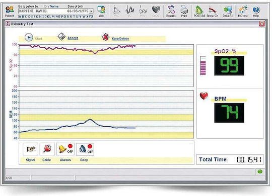 MIR Spirometer New Spirolab with Multi-Purpose Turbine