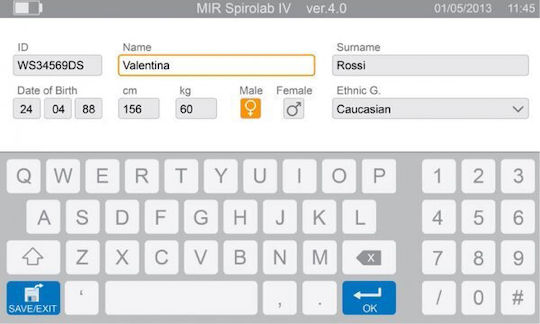 MIR Σπιρόμετρο Spirolab New