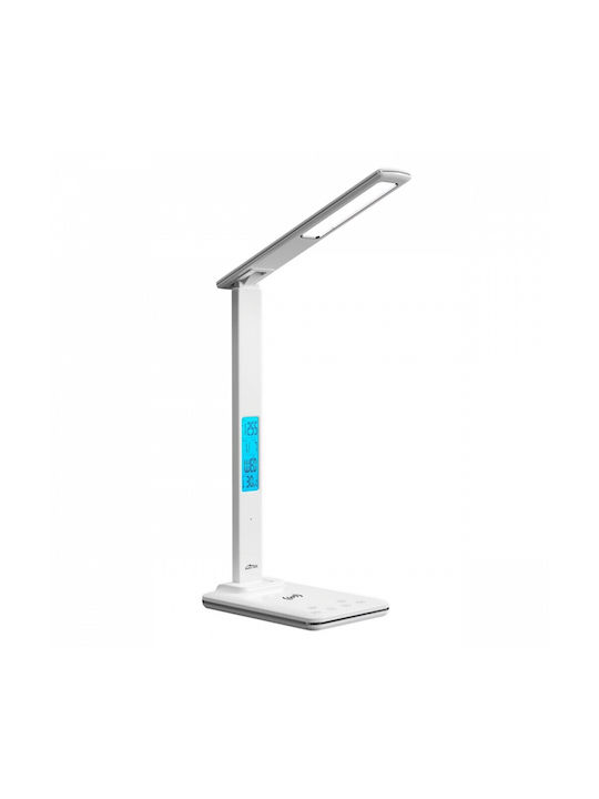 Media-Tech LED Schreibtischlampe faltbar in Weiß Farbe