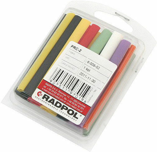 16 Heat-Shrink Tubing Case with Shrinkage Ratio 2:1 16pcs PRCH1-2