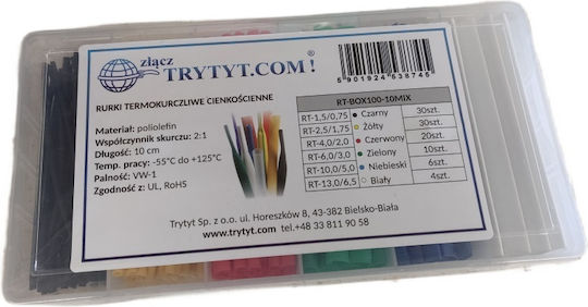 Color Heat Shrink Tubing Set Rt-box100-10mix