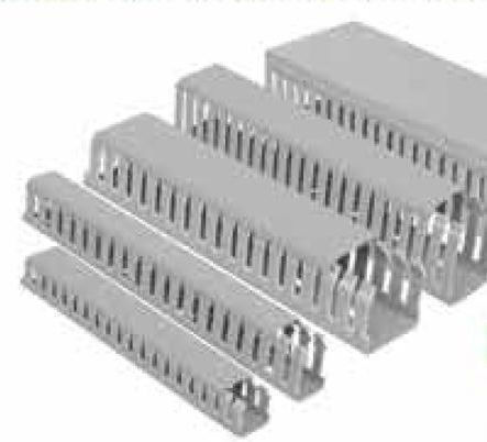 Cable Channel made of Plastic Gray