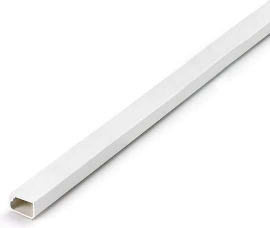 Inofix Plasfix Kabelkanal mit Aufkleber aus Kunststoff Weiß 2m