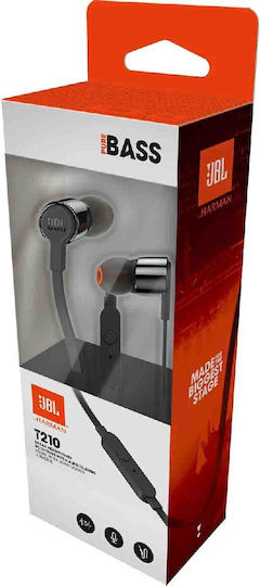 JBL Tune 210 In-ear Handsfree Headphones with Connector 3.5mm Black