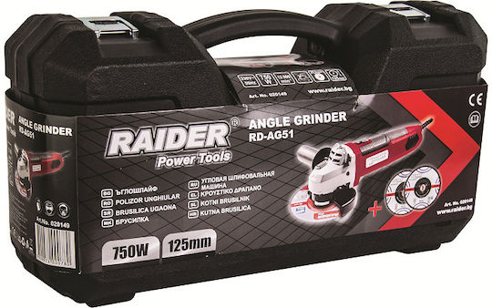 Raider RD-AG51 Polizor unghiular 125mm Electrică 750W