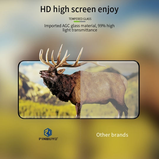 Pinwuyo 3D Tempered Glass Μαύρο (Xiaomi Redmi Note 13 Pro)