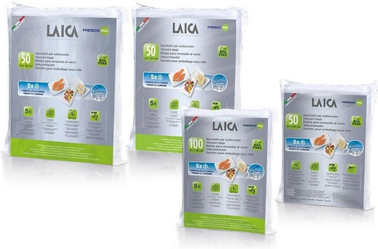 Laica VT3510 Flat Vacuum Sealer Bag 250x300mm 50pcs