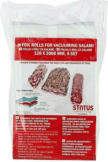 Status Finisaj periat Saci pentru Aparate Vacuum 120mm x 3m 5 Role